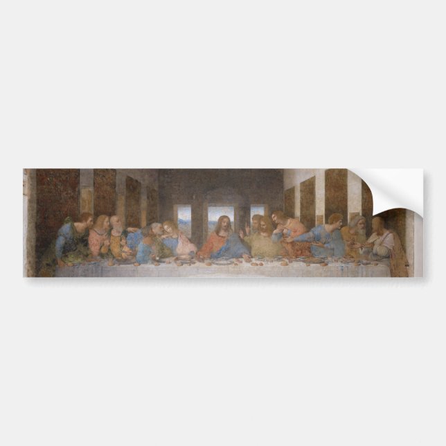 Autocollant De Voiture La Dernière soirée de Léonard de Vinci (Devant)