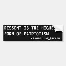 La DISSIDENCE est la forme la plus élevée de patri
