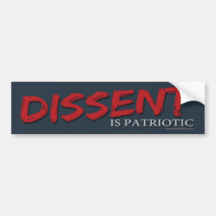 Autocollant De Voiture La dissidence est patriotique