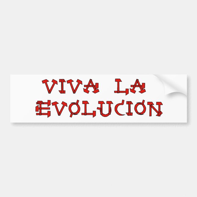 Autocollant De Voiture La Evolucion de vivats (Devant)