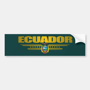 Autocollant De Voiture "La fierté de l'Equateur"