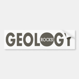 Autocollant De Voiture La géologie bascule le slogan