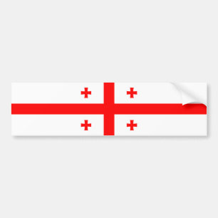 Autocollant De Voiture La Géorgie/drapeau géorgien