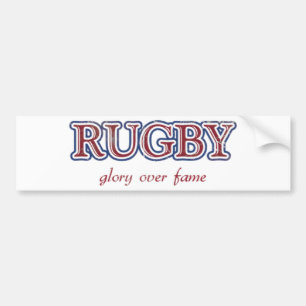 Autocollant De Voiture La gloire du rugby sur la célébrité déçue  En
