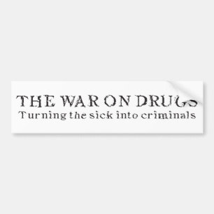 Autocollant De Voiture La guerre sur des drogues - transformation du