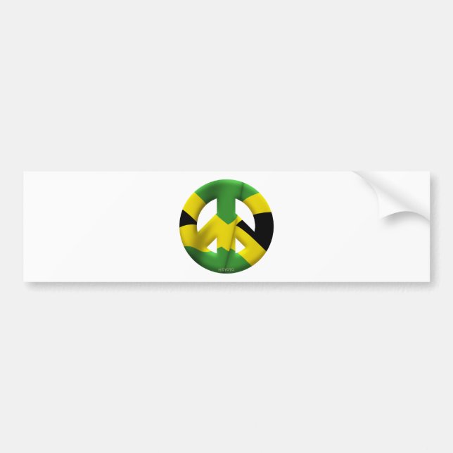 Autocollant De Voiture La Jamaïque (Devant)