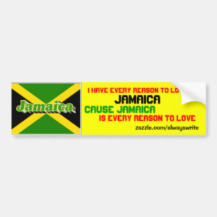 Autocollant De Voiture la Jamaïque