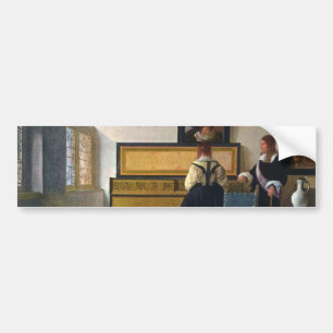 Autocollant De Voiture La leçon de musique de Johannes Vermeer