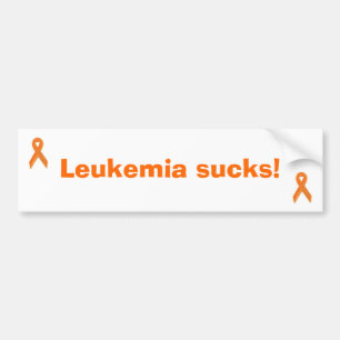 Autocollant De Voiture La leucémie suce ! adhésif pour pare-chocs