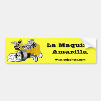 Autocollant De Voiture La Maquina Amarilla