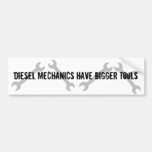 Autocollant De Voiture La mécanique diesel a de plus grands outils