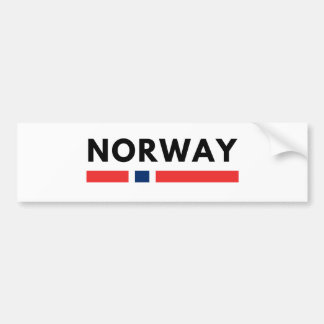 Autocollant De Voiture La Norvège