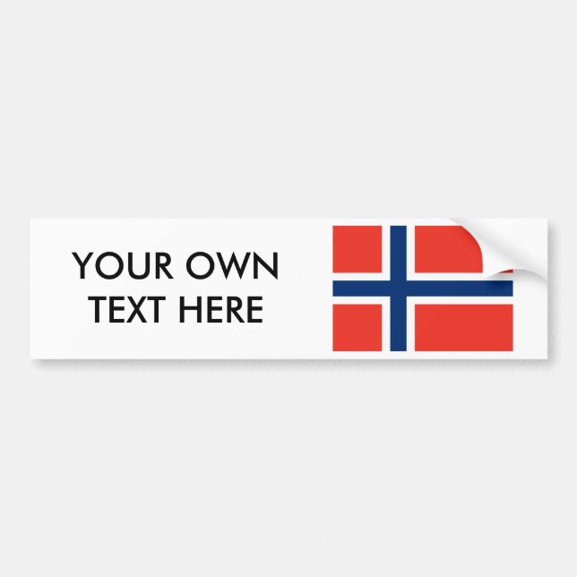 Autocollant De Voiture La Norvège (Devant)
