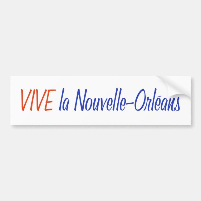 Autocollant De Voiture La Nouvelle-Orléans (Devant)