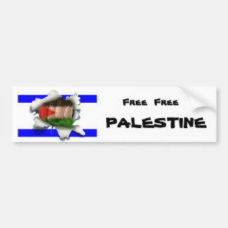 Autocollant De Voiture La Palestine libre libre