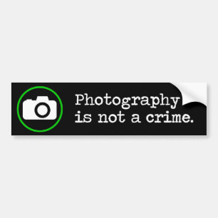 Autocollant De Voiture La photographie n'est pas un crime