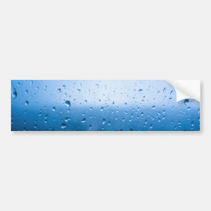 Autocollant De Voiture La pluie tombe sur une vitre