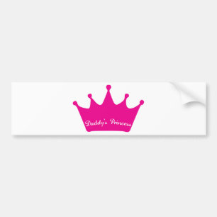 Autocollant De Voiture La princesse du papa