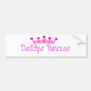 Autocollant De Voiture La princesse du papa