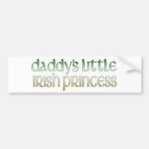 Autocollant De Voiture La princesse irlandaise du papa