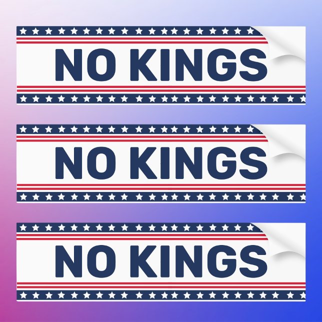 Autocollant De Voiture La protestation contre Trump No Kings (Créateur téléchargé)