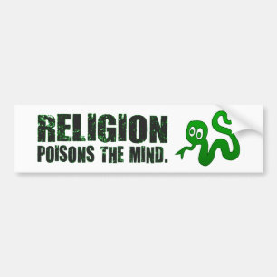 Autocollant De Voiture La religion de BMP empoisonne l'esprit v1.1