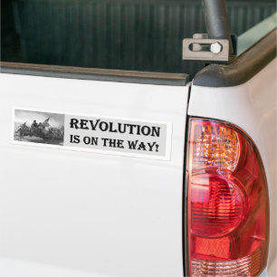 Autocollant De Voiture La révolution est sur le chemin
