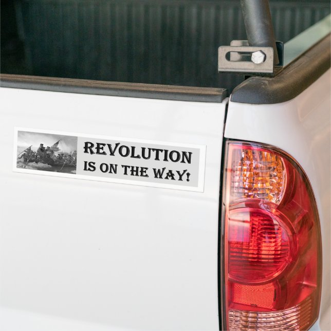 Autocollant De Voiture La révolution est sur le chemin (Sur camion)
