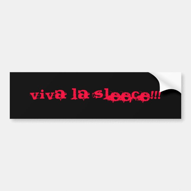 Autocollant De Voiture La Sleece de vivats ! ! ! (Devant)