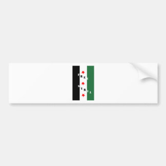 Autocollant De Voiture La Syrie libre