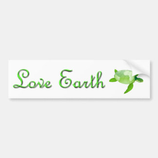 Autocollant De Voiture la terre d'amour
