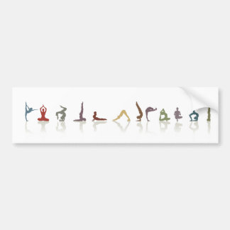 Autocollant De Voiture la terre de yoga