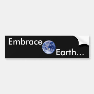 Autocollant De Voiture La terre d'étreinte…