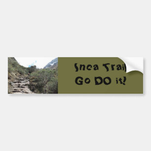 Autocollant De Voiture La TRAÎNÉE GO d'INCA LE FONT Bumpersticker
