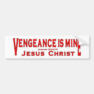 Autocollant De Voiture La vengeance est à moi