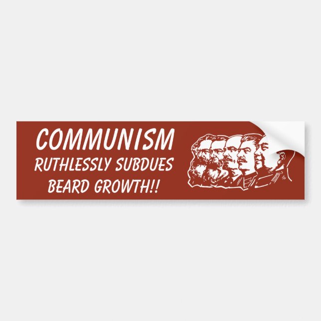 Autocollant De Voiture La vérité au sujet du communisme (Devant)