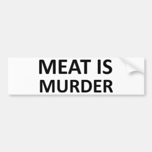 Autocollant De Voiture La viande est meurtre