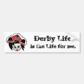 Autocollant De Voiture La vie de Derby est la vie pour moi