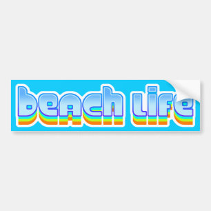 Autocollant De Voiture La vie de plage