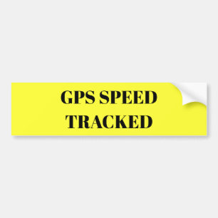 Autocollant De Voiture La vitesse de GPS a dépisté l'autocollant