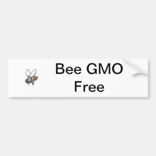 Autocollant De Voiture L'abeille GMO libèrent