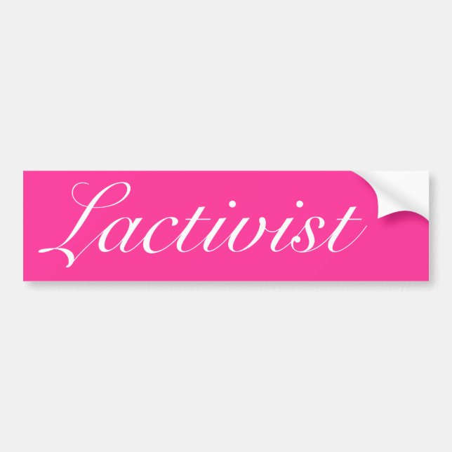 Autocollant De Voiture Lactivist (Devant)