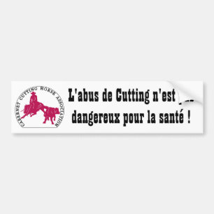 Autocollant De Voiture L'adhésif pour pare-chocs Cabernet CHA Blanc Abus