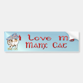 Autocollant De Voiture L'adhésif pour pare-chocs de chat mannois