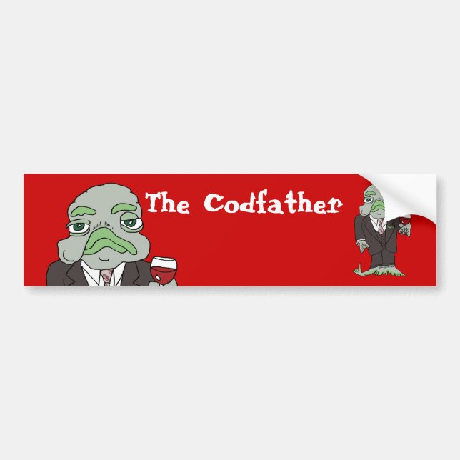 Autocollant De Voiture L'adhésif pour pare-chocs de Codfather (Devant)