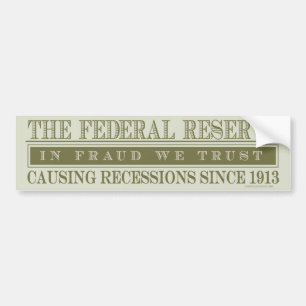 Autocollant De Voiture L'adhésif pour pare-chocs de Federal Reserve