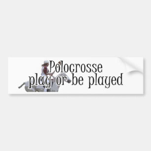 Autocollant De Voiture L'adhésif pour pare-chocs de Polocrosse - jeu ou