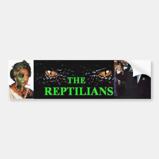 Autocollant De Voiture L'adhésif pour pare-chocs de Reptilians (Devant)