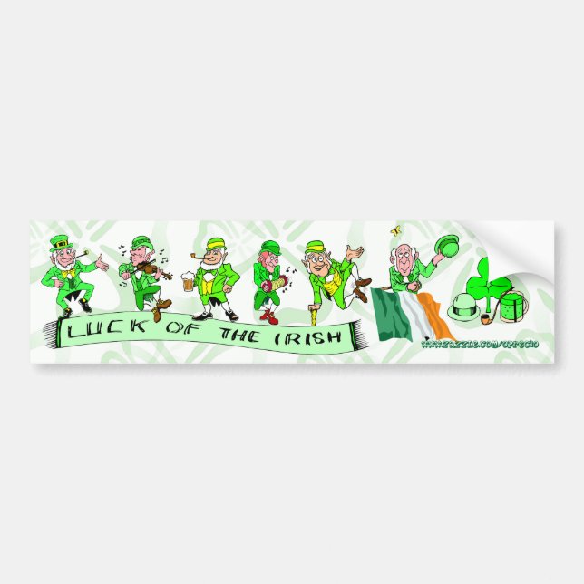 Autocollant De Voiture L'adhésif pour pare-chocs de St Patrick (Devant)