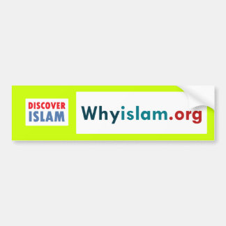 Autocollant De Voiture L'adhésif pour pare-chocs découvrent l'Islam (2)